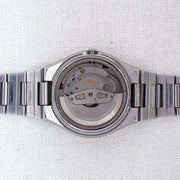 Vintage Seiko 5 6119-5401 Automatic 21J Blue Dial Day Date Wristwatch