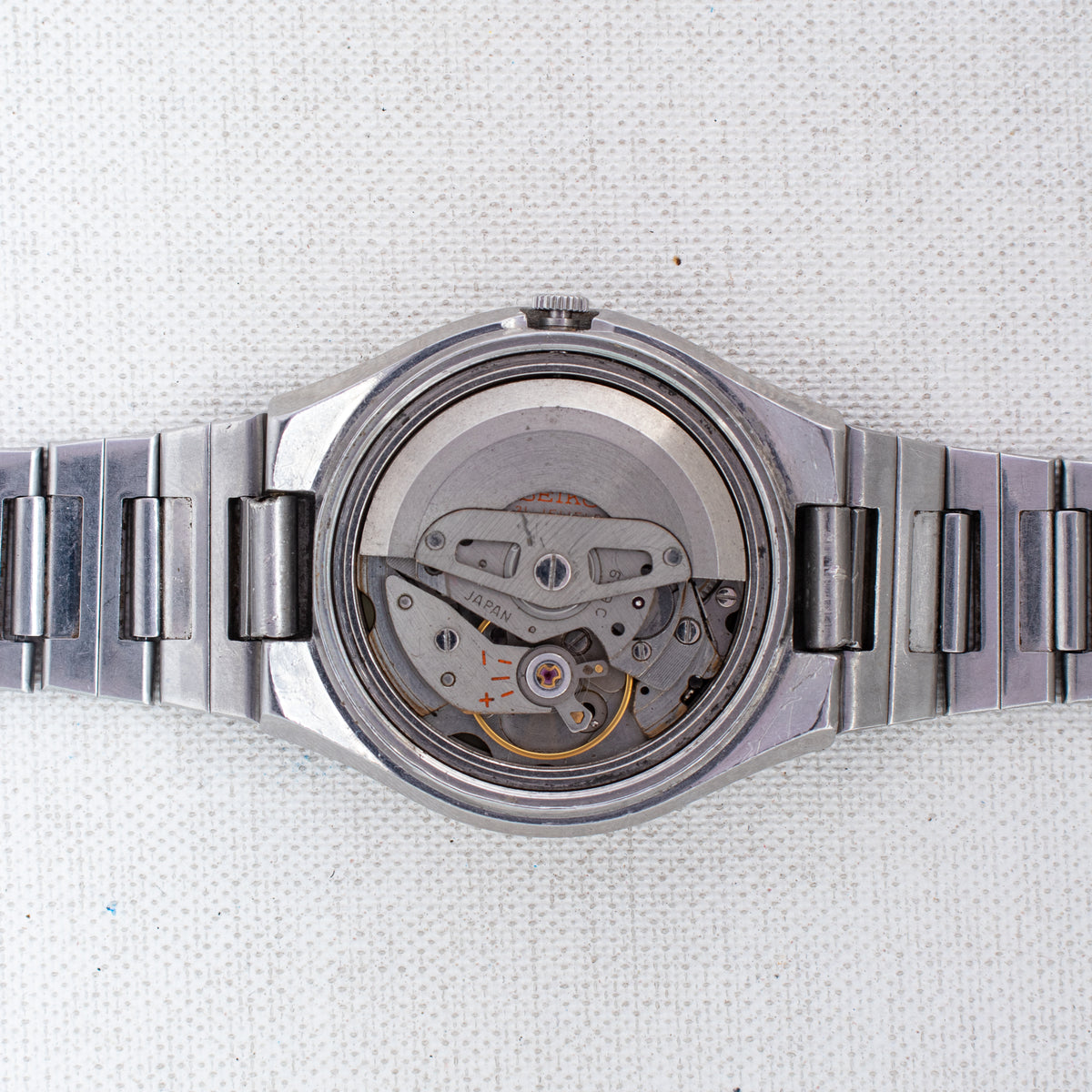 Vintage Seiko 5 6119-5401 Automatic 21J Blue Dial Day Date Wristwatch