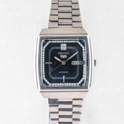 Vintage Seiko 5 6309-566A Automatic 17J Blue Dial Day Date Wristwatch
