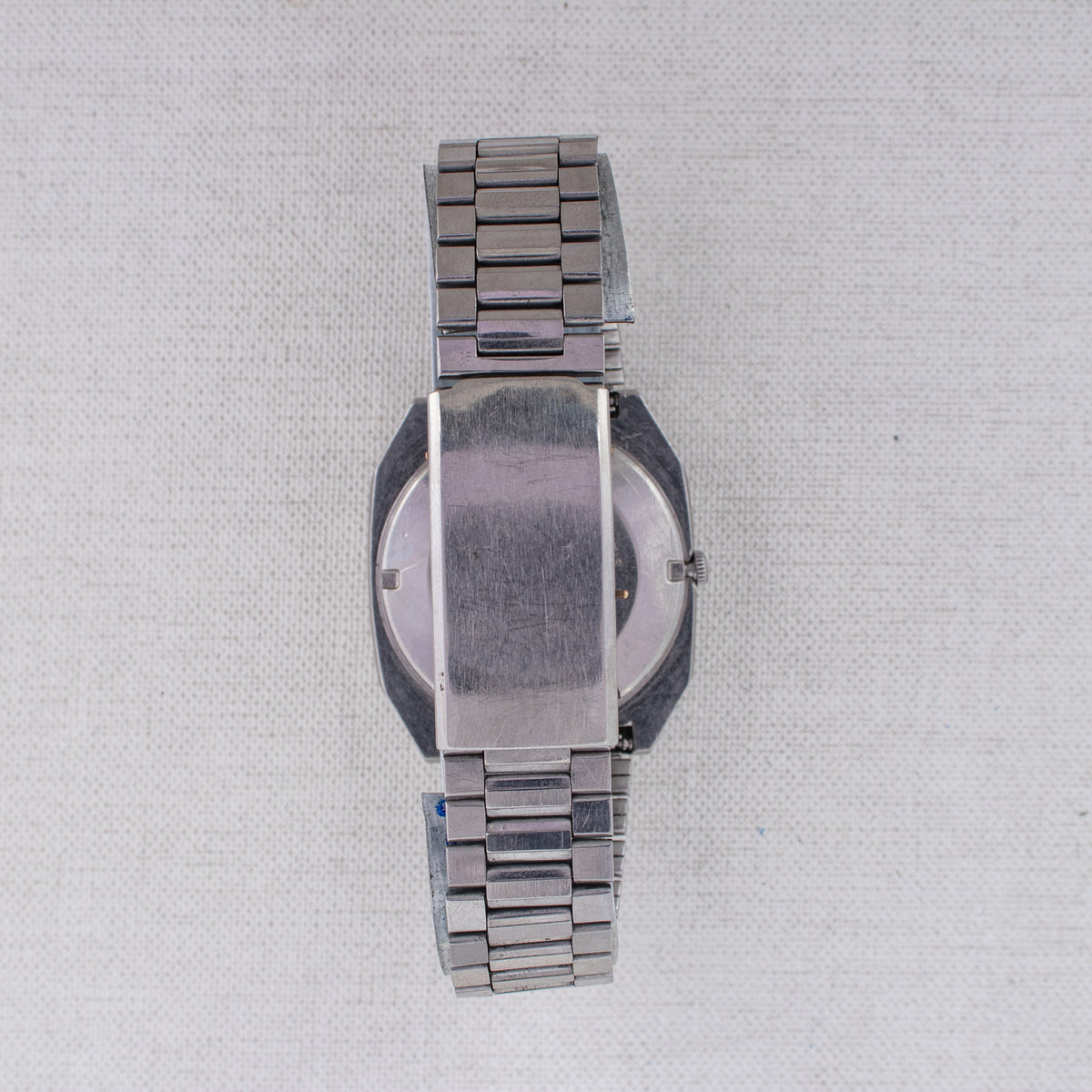 Vintage Seiko 5 6309-566A Automatic 17J Blue Dial Day Date Wristwatch
