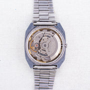 Vintage Seiko 5 6309-566A Automatic 17J Blue Dial Day Date Wristwatch