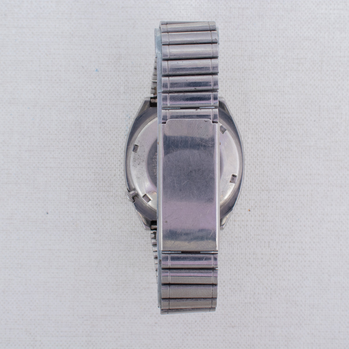 Vintage Seiko 5 6309-522A Automatic 17J Blue Dial Day Date Wristwatch