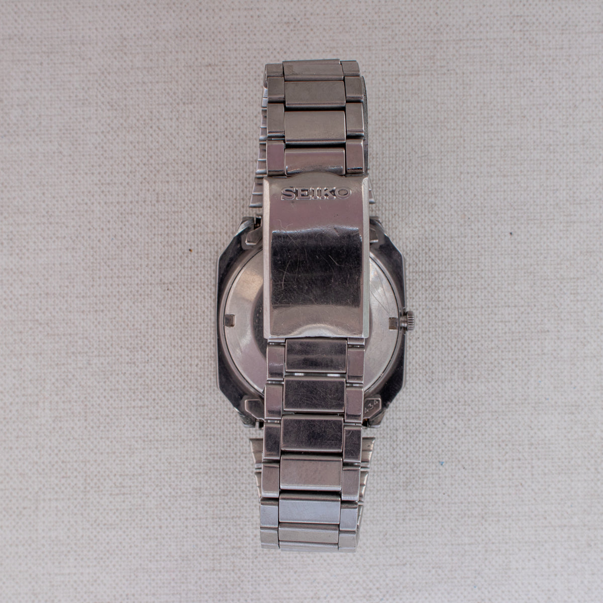 Vintage Seiko 5 6309-5510 Automatic 17J Blue Dial Day Date Wristwatch