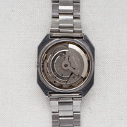 Vintage Seiko 5 6309-545A Automatic 17J Blue Dial Day Date Wristwatch