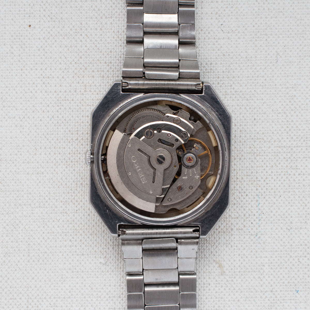 Vintage Seiko 5 6309-545A Automatic 17J Blue Dial Day Date Wristwatch