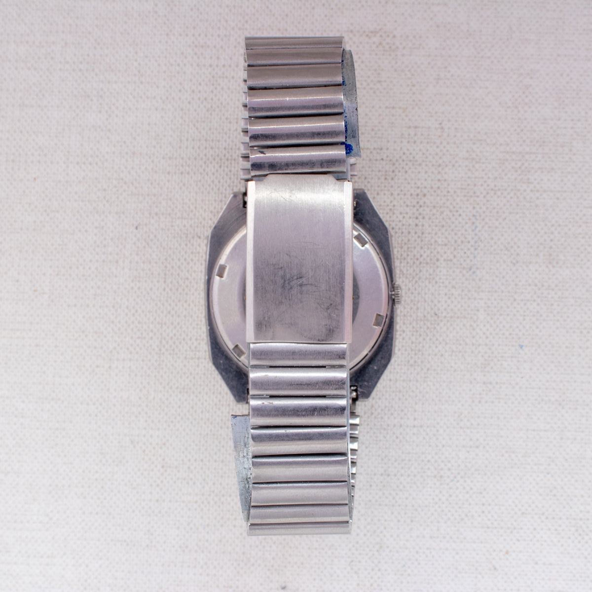 Vintage Seiko 5 6309-7320 Automatic 17J Silver Dial Day Date Wristwatch