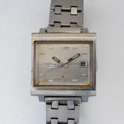 Vintage Seiko 5 6119-5000 Automatic 21J Silver Dial Day Date Wristwatch