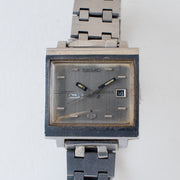 Vintage Seiko 5 6119-5000 Automatic 21J Silver Dial Day Date Wristwatch