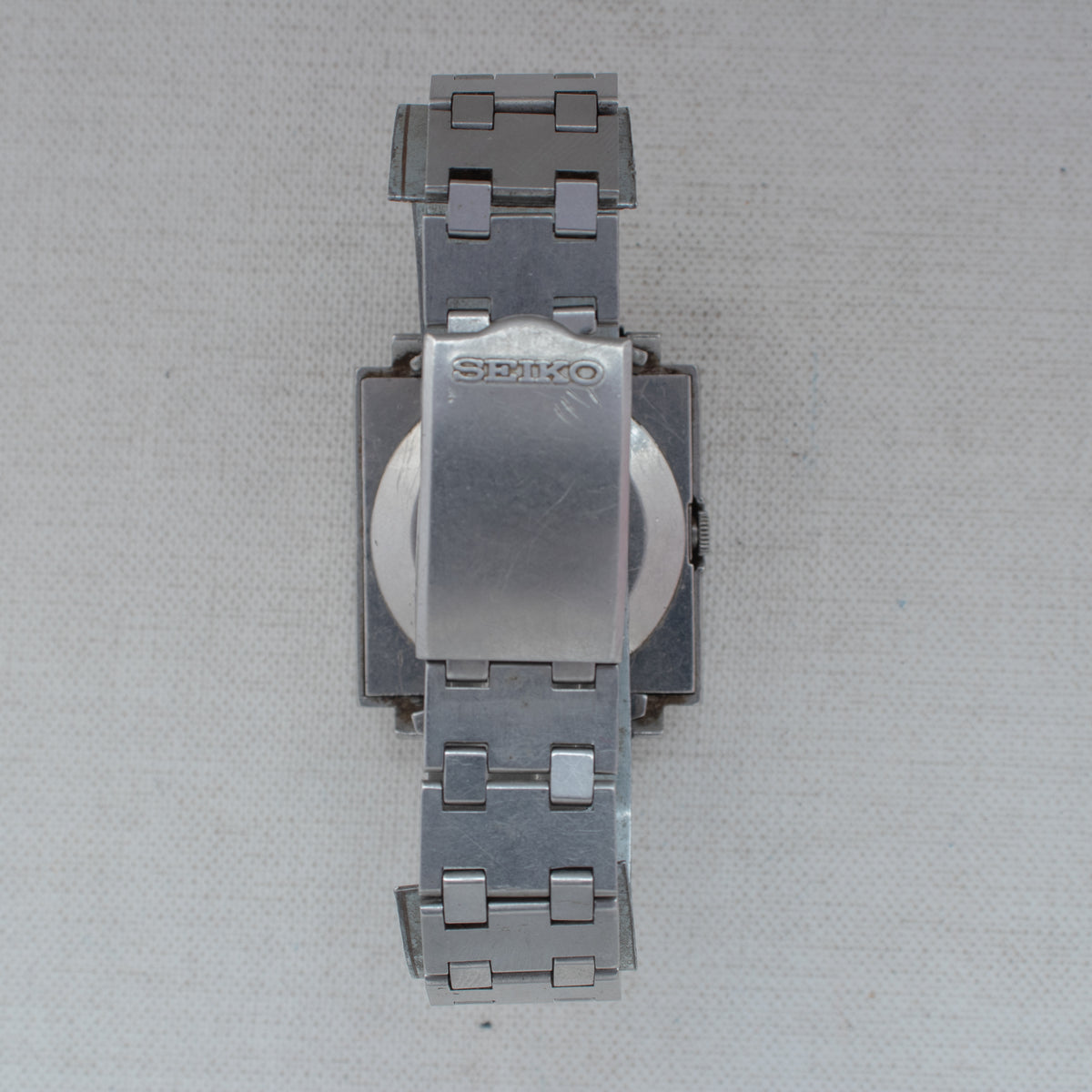 Vintage Seiko 5 6119-5000 Automatic 21J Silver Dial Day Date Wristwatch