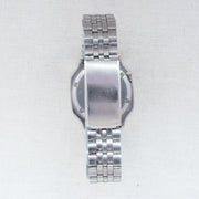 Vintage Seiko 5 7009-5330 Automatic 17J Silver Dial Day Date Wristwatch
