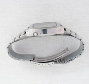 Vintage Seiko 5 6309-6010 Automatic 17J Silver Dial Day Date Wristwatch