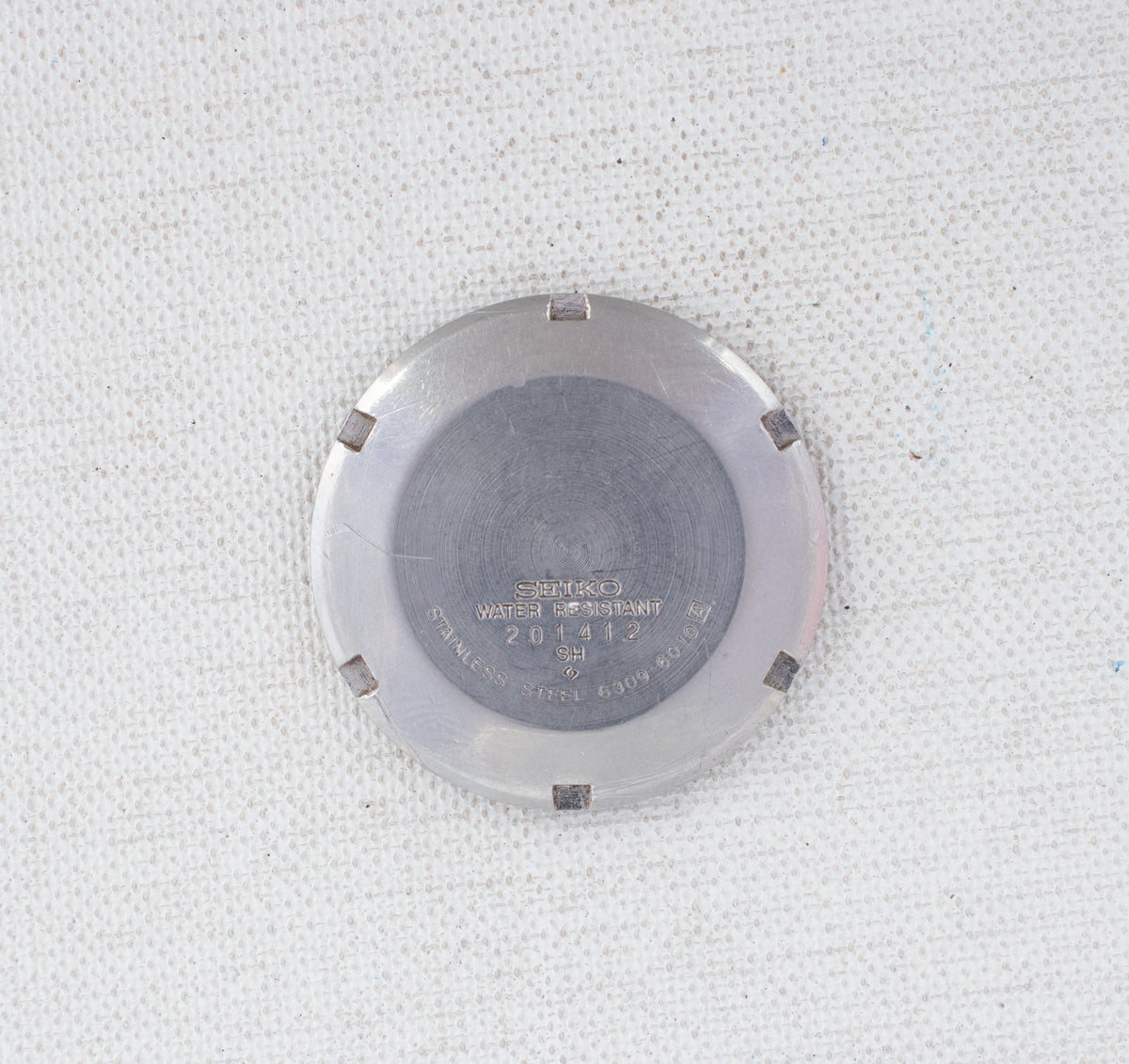 Vintage Seiko 5 6309-6010 Automatic 17J Silver Dial Day Date Wristwatch
