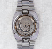 Vintage Seiko 5 6309-6010 Automatic 17J Silver Dial Day Date Wristwatch