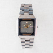 Vintage Seiko 5 6309-5450 Automatic 17J Silver Dial Day Date Wristwatch