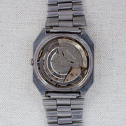 Vintage Seiko 5 6309-5450 Automatic 17J Silver Dial Day Date Wristwatch
