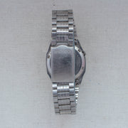 Vintage Seiko 5 7009-5862 Automatic 17J Silver Dial Day Date Wristwatch