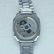 Vintage Seiko 5 7009-592J Automatic 17J Silver Dial Day Date Wristwatch