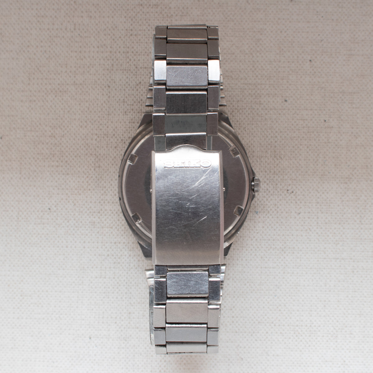 Vintage Seiko 5 6309-5320 Automatic 17J Silver Dial Day Date Wristwatch