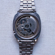 Vintage Seiko 5 7009-5110 Automatic 17J White Dial Day Date Wristwatch