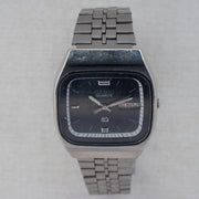 Vintage Seiko SQ 8223-508A Quartz Blue Dial Day Date Wristwatch