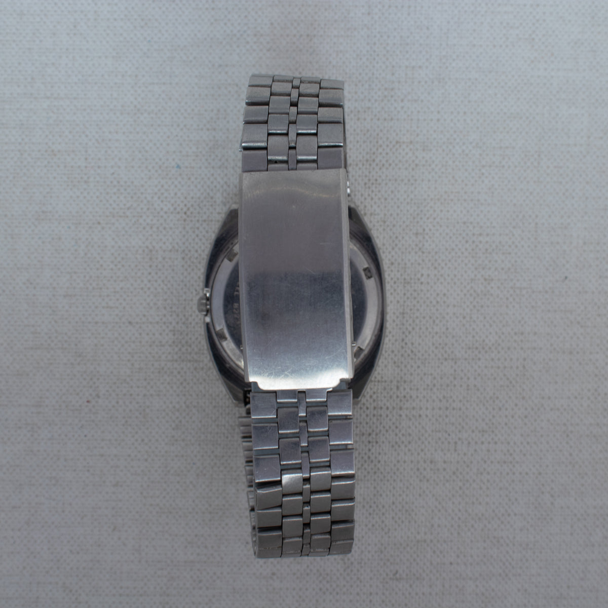 Vintage Seiko SQ 8223-508A Quartz Blue Dial Day Date Wristwatch