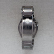 Vintage Seiko Sports 100 7546-703A Quartz Black Dial Day Date Wristwatch