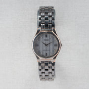 Vintage Seiko V701-2K30 Quartz Silver Dial Wristwatch
