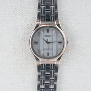 Vintage Seiko V701-2K30 Quartz Silver Dial Wristwatch