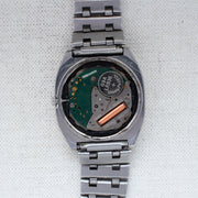 Vintage Seiko SQ 8223-5080 Quartz Silver Dial Day Date Wristwatch