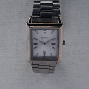 Vintage Seiko 7N01-0EA0 Quartz Silver Dial Date Wristwatch