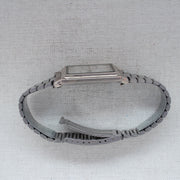 Vintage Seiko 7N01-0EA0 Quartz Silver Dial Date Wristwatch