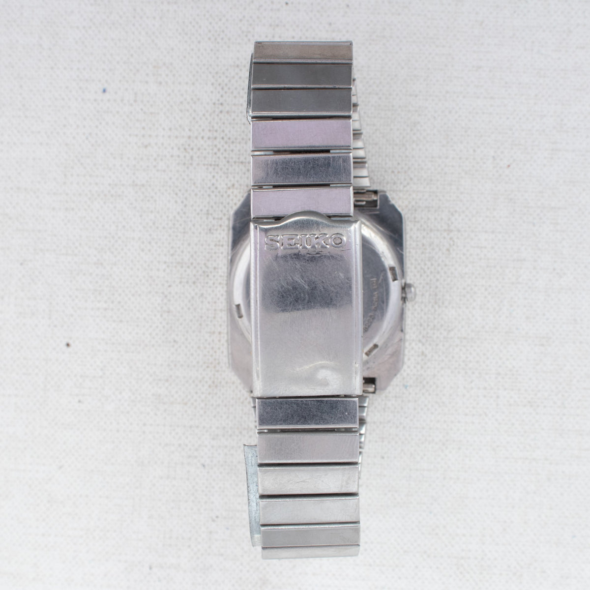 Vintage Seiko SQ 8223-526A Quartz Brown Dial Day Date Wristwatch