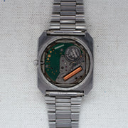 Vintage Seiko SQ 8223-526A Quartz Brown Dial Day Date Wristwatch