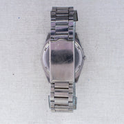 Vintage Seiko SQ 8223-8050 Quartz Silver Dial Day Date Wristwatch