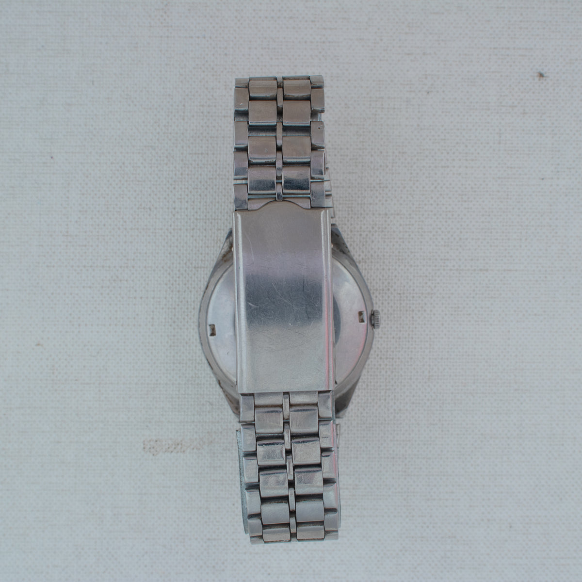 Vintage Seiko 5 6309-8960 Automatic 17J White Dial Day Date Wristwatch