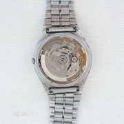 Vintage Seiko 5 6309-8960 Automatic 17J White Dial Day Date Wristwatch