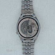 Vintage Seiko 5 7S26-0530 Automatic 21J Silver Dial Day Date Wristwatch
