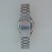 Vintage Seiko 5 7019-8180 Automatic 21J White Dial Day Date Wristwatch