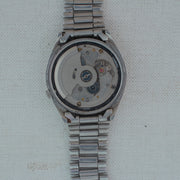 Vintage Seiko 5 7019-8180 Automatic 21J White Dial Day Date Wristwatch