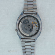 Vintage Seiko 5 7009-5130 Automatic 17J Grey Dial Day Date Wristwatch