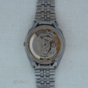 Vintage Seiko 5 6309-8900 Automatic 17J Silver Dial Day Date Wristwatch