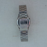 Vintage Seiko 5 7009-3100 Automatic 17J Silver Dial Day Date Wristwatch