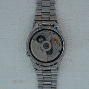 Vintage Seiko 5 7009-3100 Automatic 17J Silver Dial Day Date Wristwatch