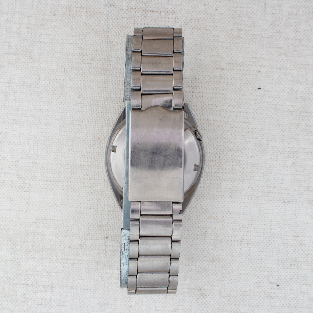 Vintage Seiko 5 6309-8230 Automatic 17J Black Dial Day Date Wristwatch
