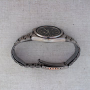 Vintage Seiko 5 7009-7031 Automatic 21J Black Dial Day Date Wristwatch