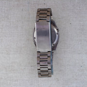 Vintage Seiko 5 7009-7031 Automatic 21J Black Dial Day Date Wristwatch