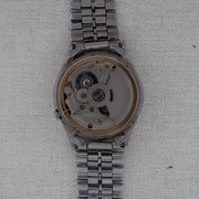 Vintage Seiko 5 7009-3100 Automatic 17J Black Dial Day Date Wristwatch