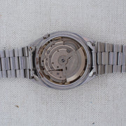 Vintage Seiko 5 6309-8840 Automatic 17J Black Dial Day Date Wristwatch