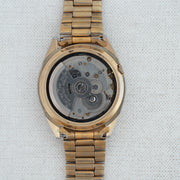 Vintage Seiko 5 7009-3171 Automatic 17J Gold Dial Day Date Wristwatch
