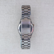 Vintage Seiko 5 7019-8180 Automatic 21J Gold Dial Day Date Wristwatch
